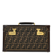 Fendi Brown Zucca Makeup Cosmetic Handbag Box