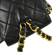 Chanel Black Lambskin Duma Backpack Small