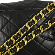 Chanel Black Lambskin Duma Backpack Small