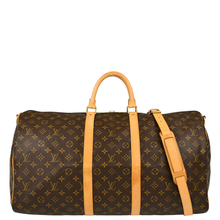 Louis Vuitton Monogram Keepall Bandouliere 55 2way Duffle Bag M41414