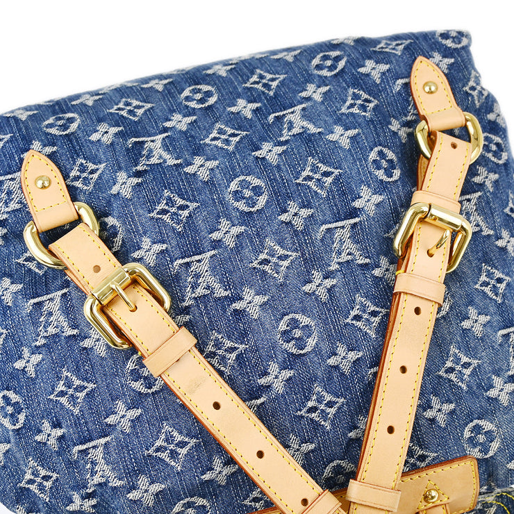 Louis Vuitton Blue Monogram Denim Sac a Dos GM Backpack M95056