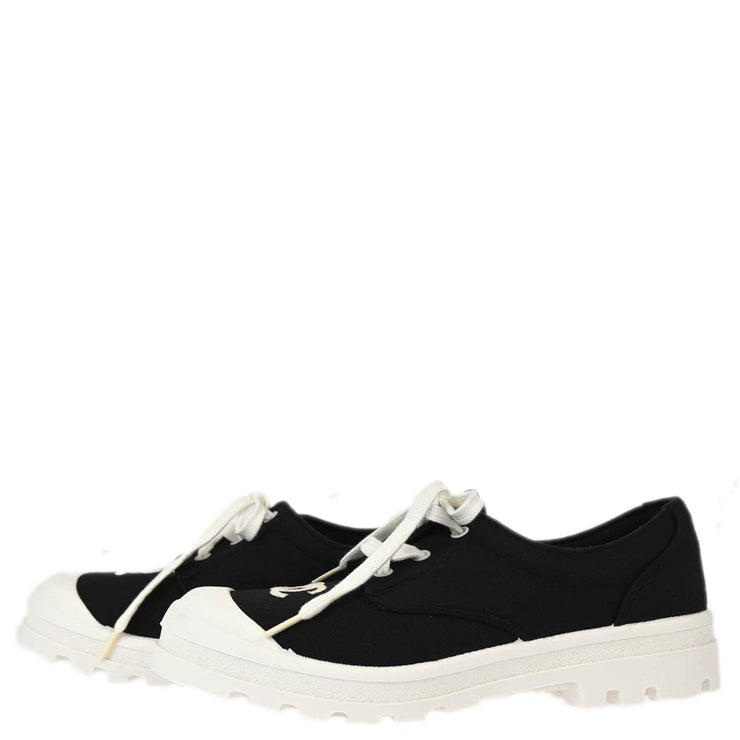 Chanel * Black White Sneakers #37