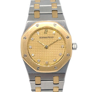 Audemars Piguet Royal Oak Quartz Watch 18KYG SS Diamond