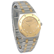 Audemars Piguet Royal Oak Quartz Watch 18KYG SS Diamond