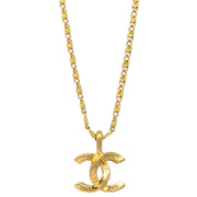 Chanel Gold CC Chain Pendant Necklace 1982