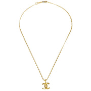 Chanel Gold CC Chain Pendant Necklace 1982