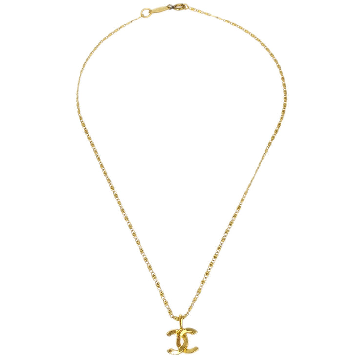 Chanel Gold CC Chain Pendant Necklace 1982