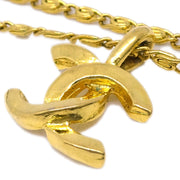 Chanel Gold CC Chain Pendant Necklace 1982