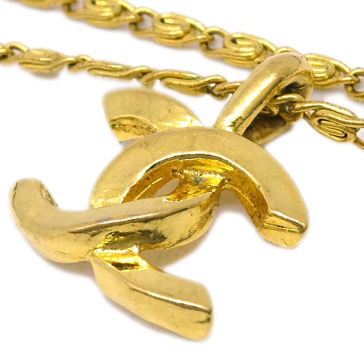 Chanel Gold CC Chain Pendant Necklace 1982