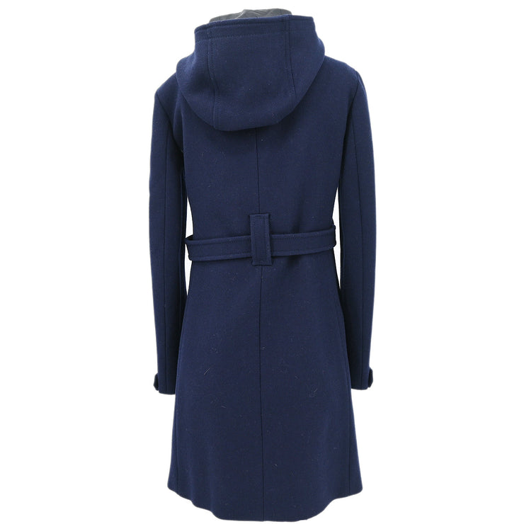 Prada Duffel Coat Navy #42