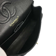 Chanel Black Caviar Small Classic Double Flap Shoulder Bag