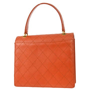 Chanel 1997-1999 Orange Caviar Handbag