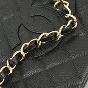 Chanel Black Caviar Petite Timeless Tote PTT Chain Handbag