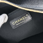 Chanel Black Caviar Petite Timeless Tote PTT Chain Handbag