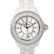 Chanel Ref.H0967 J12 34mm Quartz Watch Ceramic Diamond