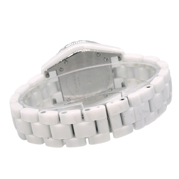 Chanel Ref.H0967 J12 34mm Quartz Watch Ceramic Diamond