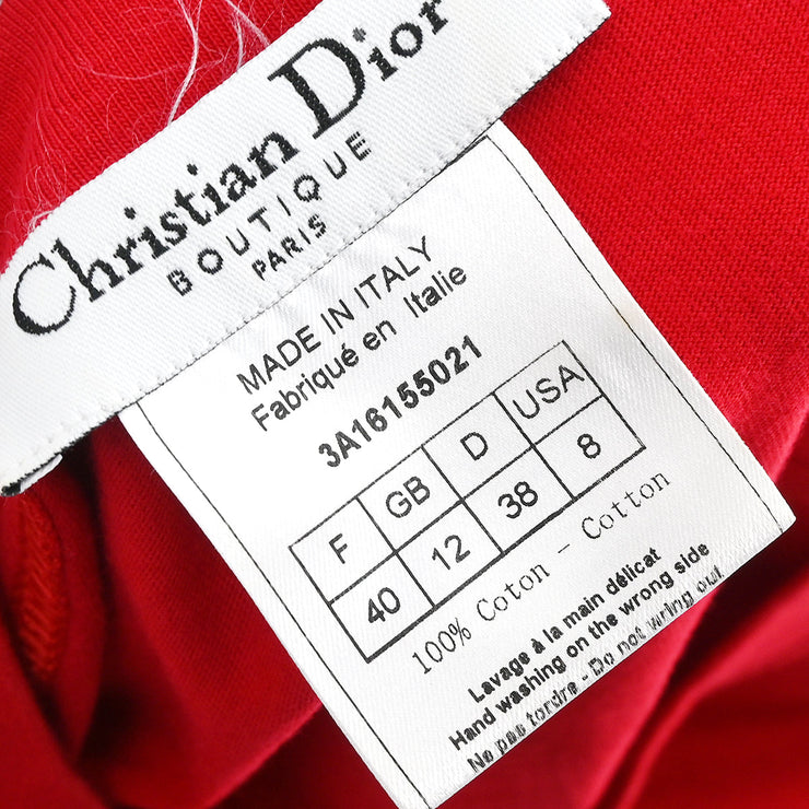 Christian Dior 2003 T-shirt Top Red #40