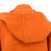 Hermes Duffel Coat Orange #46