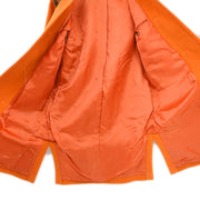 Hermes Duffel Coat Orange #46