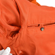 Hermes Duffel Coat Orange #46