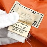 Hermes Duffel Coat Orange #46