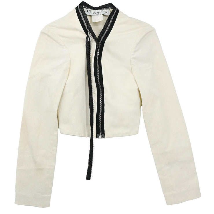 Christian Dior 2001 Zip Up Jacket White #38