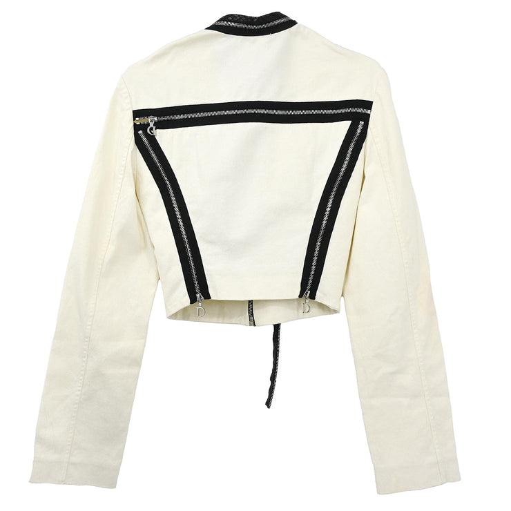 Christian Dior 2001 Zip Up Jacket White #38