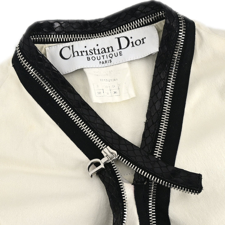 Christian Dior 2001 Zip Up Jacket White #38