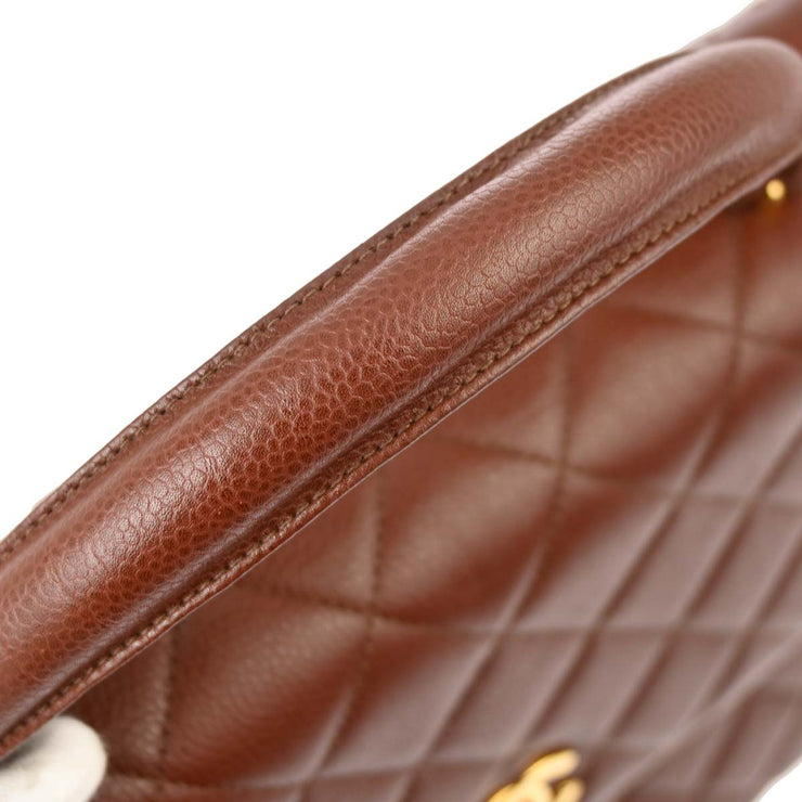 Chanel Brown Caviar Kelly Handbag