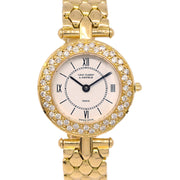 Van Cleef & Arpels YG Diamond Quartz Watch 18KYG