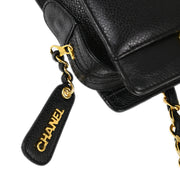 Chanel Black Caviar Chain Tote Handbag