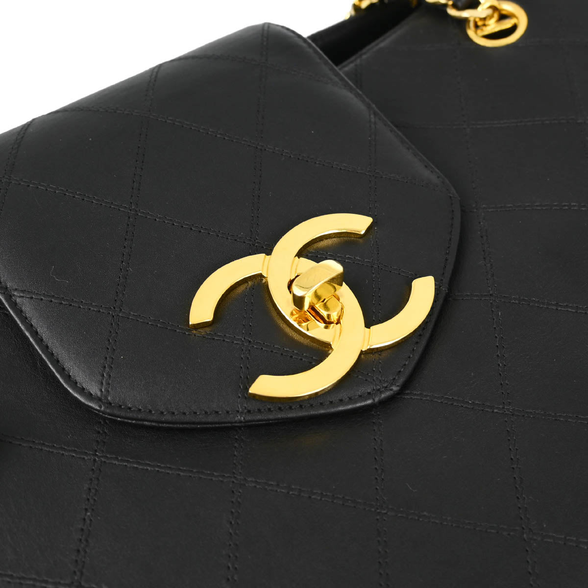 Chanel Black Lambskin Bicolore Supermodel Shoulder Bag