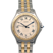 Cartier Panthere Cougar LM Ref.W35006B6 Quartz Watch 18KYG SS