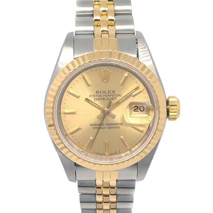 Rolex Oyster Perpetual Datejust Watch 26mm Ref.69173 Self-winding 18KYG