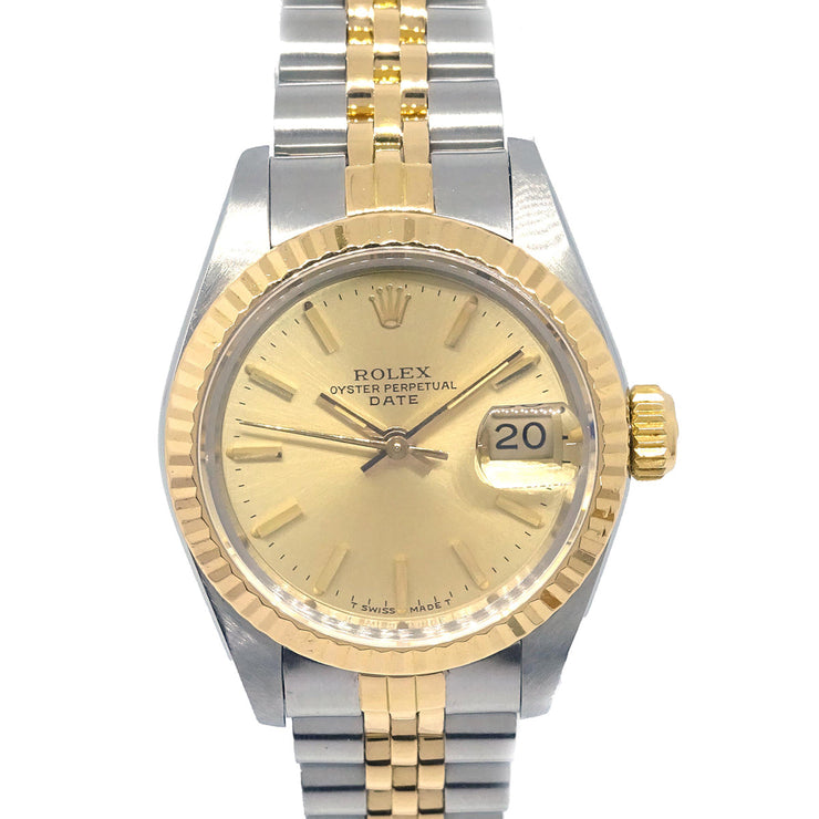 Rolex Oyster Perpetual Datejust Watch 26mm Ref.69173 Self-winding 18KYG