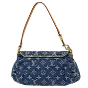 Louis Vuitton Blue Monogram Denim Mini Pleaty Handbag M95050