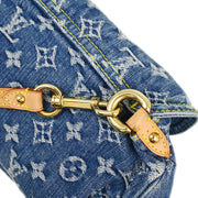 Louis Vuitton Blue Monogram Denim Mini Pleaty Handbag M95050