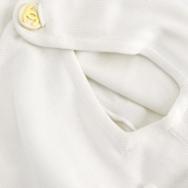 Chanel Sleeveless Top White