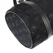 Louis Vuitton 2002 Black Monogram Satin Little Papillon M92352