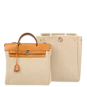 Hermes Natural Brown Toile GM Herbag a Dos Backpack