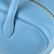 Hermes Blue Jean Taurillon Clemence Victoria 43 Handbag