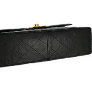 Chanel Black Caviar Jumbo Classic Flap Shoulder Bag