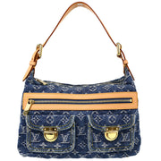 Louis Vuitton Blue Monogram Denim Baggy PM Shoulder Bag M95049