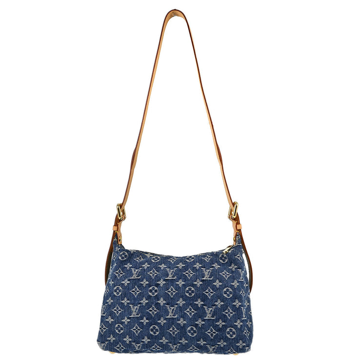 Louis Vuitton Blue Monogram Denim Baggy PM Shoulder Bag M95049