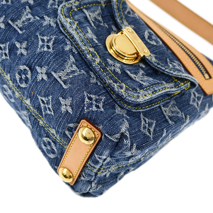 Louis Vuitton Blue Monogram Denim Baggy PM Shoulder Bag M95049