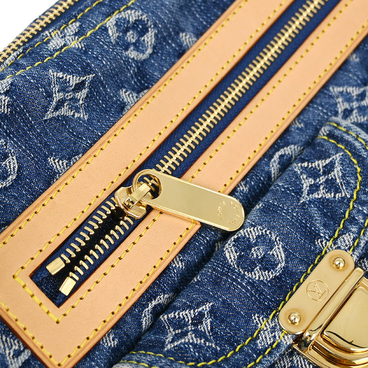 Louis Vuitton Blue Monogram Denim Baggy PM Shoulder Bag M95049