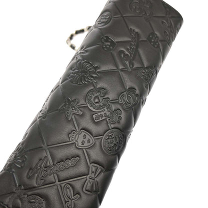 Chanel 2010-2011 Black Lambskin Icon Chain Handbag