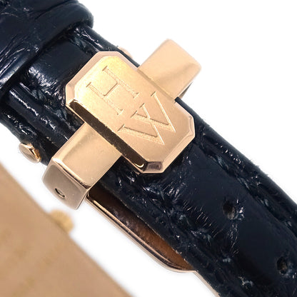 Harry Winston * 2013 332LQRLMD31 Avenue C Mini Quartz Watch 18KPG Diamond Black