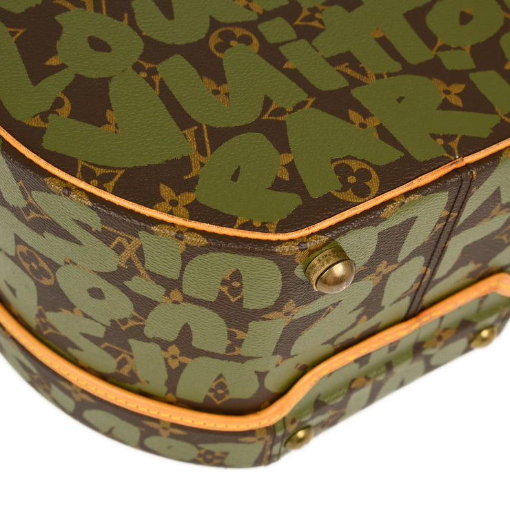 Louis Vuitton 2009 Khaki Monogram Graffiti Boite Chapeau 30 Hat Box