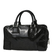 Loewe Black Patent leather Amazona 28 Handbag